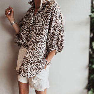 Slouchy leopard Blouse *NEW*