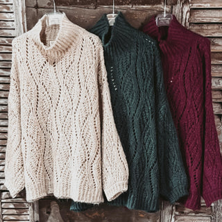 SAID BURGUNDY vintage knit *NEW*