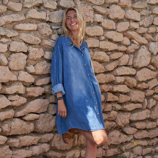 Delia denim shirt dress *NEW*