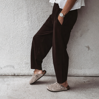 Chocolate brown jega carrot joggers  *NEW*