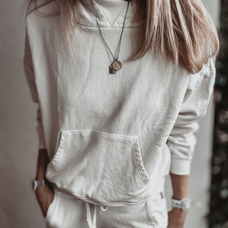 ULTIMATE CREAM super slouchy relaxed hoody *NEW*