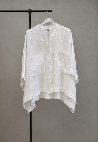 Amalfi linen white blouse *NEW*