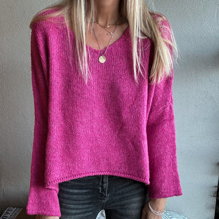 Milano PINK V NECK jumper *NEW*