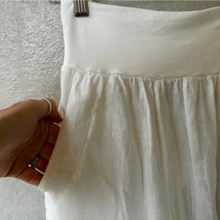 Loire linen CREAM skirt *NEW*