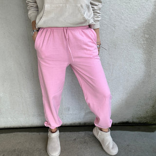 COLLEGE super slouchy PINK joggers *NEW*