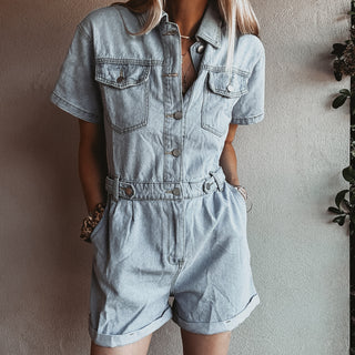 Dana denim playsuit *NEW*