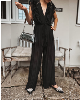 Nottinghill BLACK pleated jumpsuit *NEW*