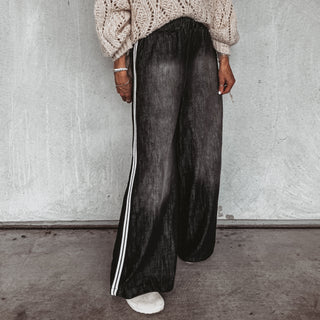 Stripe jean joggers *NEW*