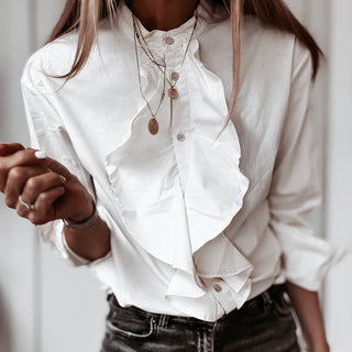 Pika statement ruffle Blouse *NEW*