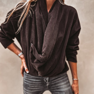 Chocolate brown cord jacket *NEW*