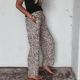 Linen Leopard chinos *NEW*