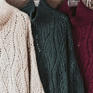 SAID BURGUNDY vintage knit *NEW*