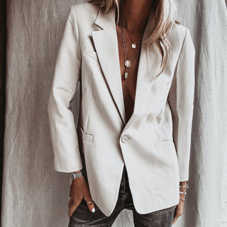 Oatmeal Mika blazer *NEW*