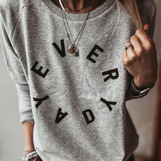 The EVERYDAY GREY sweatshirt *relaxed style* NEW