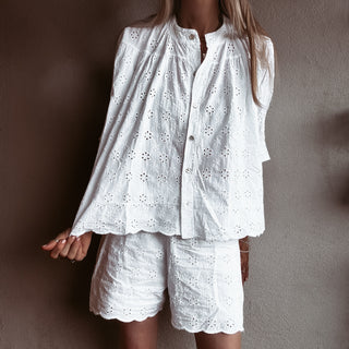 Pompano Broderie Blouse *NEW*