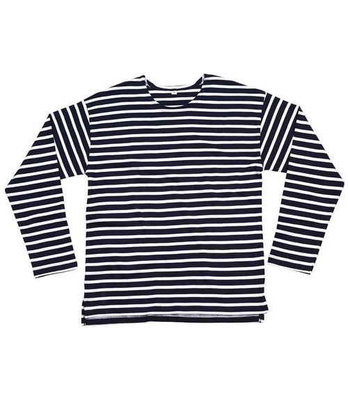 Navy stripe top