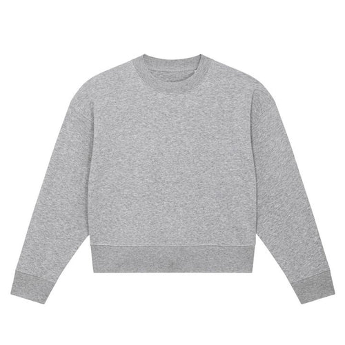 SAMPLE plain grey slightly cropped sweatshirt (size 10)