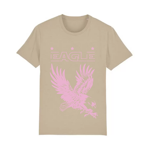 Desert dust pink eagle tee