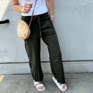 Ultimate KHAKI jogger palazzo's *NEW*