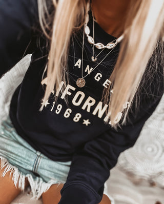 California Los Angeles NAVY/GOLD sweatshirt *NEW*