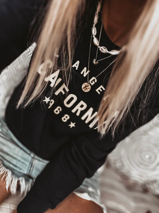 California Los Angeles NAVY/GOLD sweatshirt *NEW*