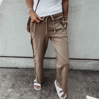 Ultimate TAUPE TAN jogger palazzo's *NEW*