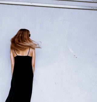 Athena satin strappy BLACK dress *new*