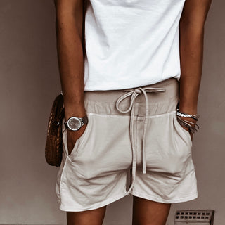 DESERT BEIGE cotton ultimate jogger shorts *NEW*