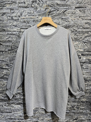 GREY Super slouchy boyfriend sweatshirt *NEW*