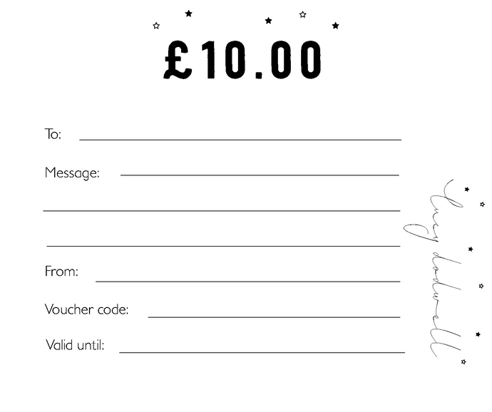 £10 gift voucher