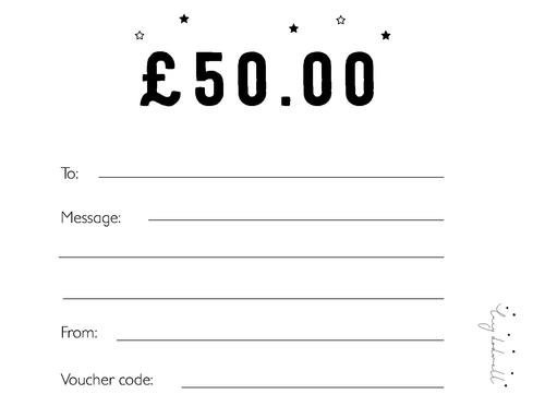 £50 gift voucher