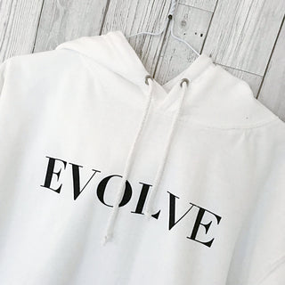 EVOLVE white hoody (M, size 12)