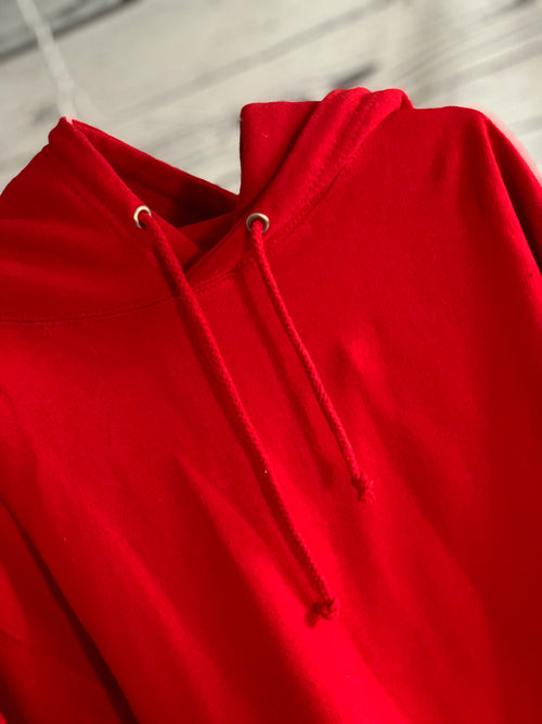 Red hoody (plain, medium size 12)