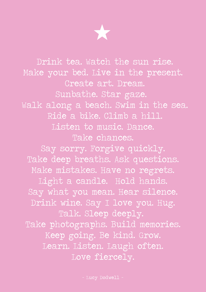Drink tea A4 print