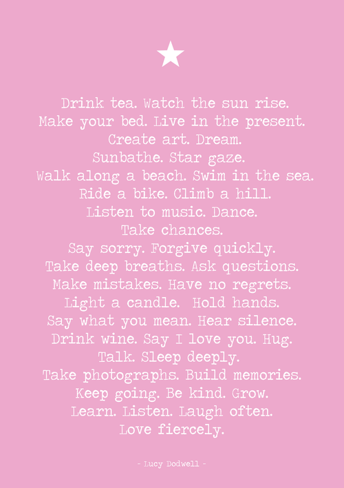 Drink tea A4 print