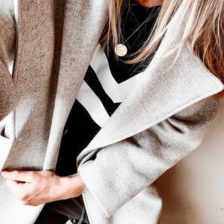 Monochrome chevron tee
