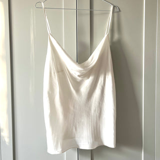 Positano WHITE cowl neck camisole  *new*