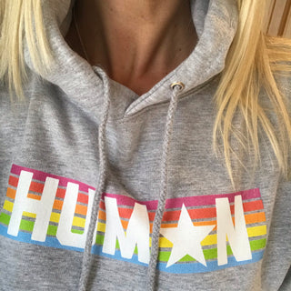 Rainbow human hoody (m)