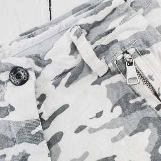 Light grey camo combat jeans