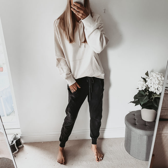 Plain oatmeal  hoody size 12-14