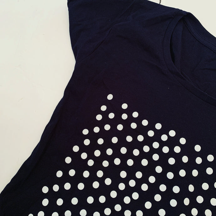 Navy polka tee *SALE*