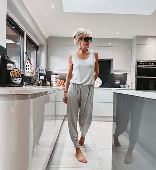 Short sleeved LIGHT GREY jumpsuit