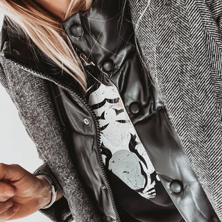 Black tiger sweatshirt *super slouchy fit* *NOW HALF PRICE!!*