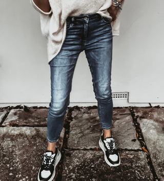 Ravello vintage blue BIKER jeans