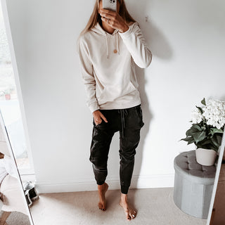 Plain oatmeal  hoody size 12-14