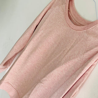SAMPLE heather pink sweatshirt