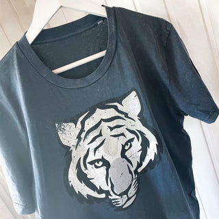 Charcoal tiger tee