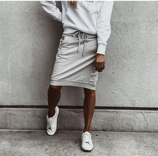 Light grey ULTIMATE jogger skirt