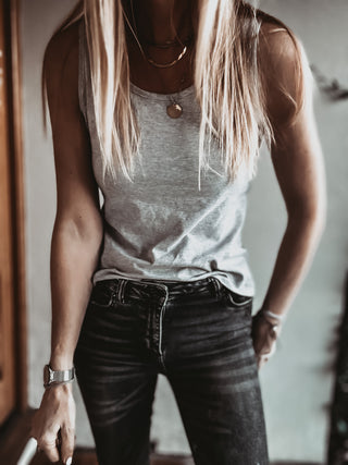 The perfect GREY vest top! (Fab for layering over too!)