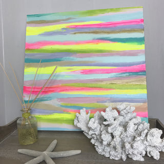 *NEW* Neon sunset acrylic box frame (50 x 50cm)